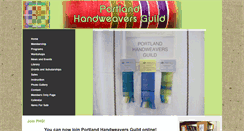 Desktop Screenshot of portlandhandweaversguild.org